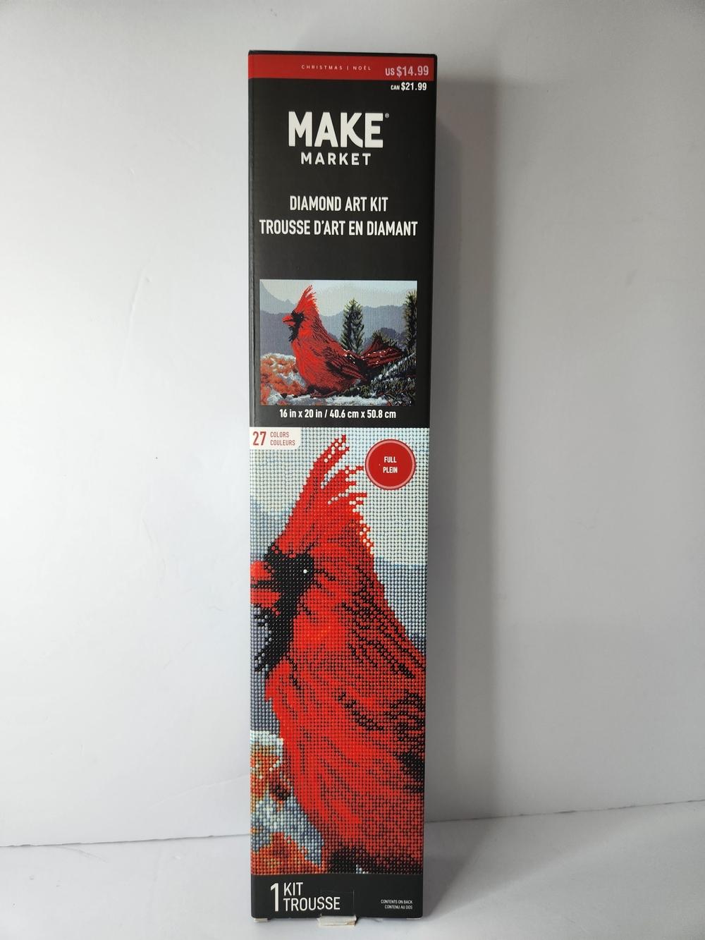 Make Market Diamond Art Kit - Red Cardinal Diamond Painting